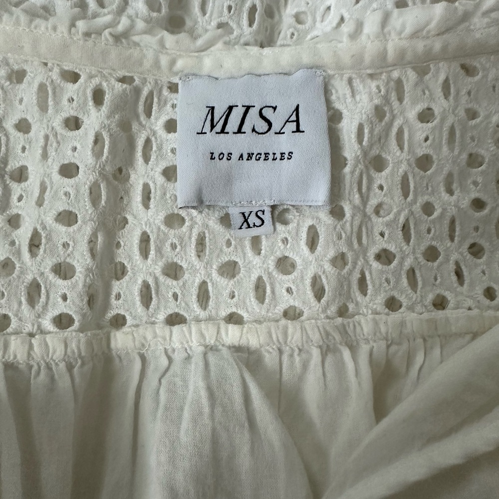 MISA Los Angeles Eyelet Trimmed Dress - Picture 6 of 7